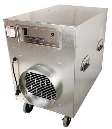 Omnitec Design Negative Air Machine, 18 in x 24 in, HEPA OA2000C