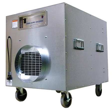 Omnitec Design Negative Air Machine, 24 in x 24 in, HEPA OA2200C