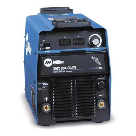 Miller Electric Multiprocess Welder, XMT(R) 304, Phase Single; Three , 208 to 460 V AC , 300A @ 32V DC, 225A @ 29V DC 903471