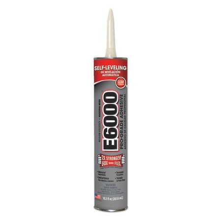 Eclectic Products Adhesive, E6000 Series, clear, 10.2 oz, Cartridge 232021