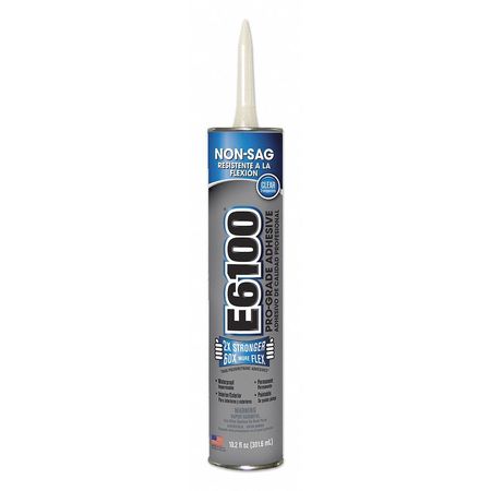 Eclectic Products Adhesive, E6100 Series, clear, 10.2 oz, Cartridge 252011