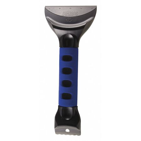 Subzero Ice Scraper, 7 in. L, Foam Grip, Blue 16621