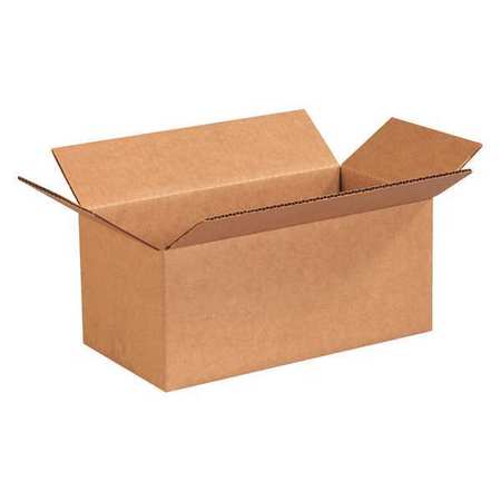 PARTNERS BRAND Long Corrugated Boxes, 12" x 6" x 5", Kraft, 25/Bundle 1265