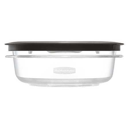 Rubbermaid Commercial Square Storage Canister, 2-39/64 in. H 1937648