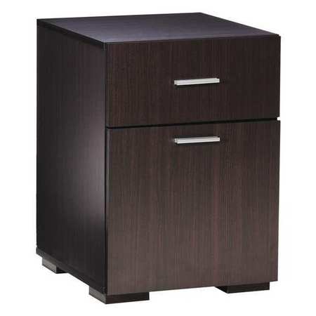 Comfort Products 2 Drawer File Cabinet, Espresso, Letter 50-2401ES