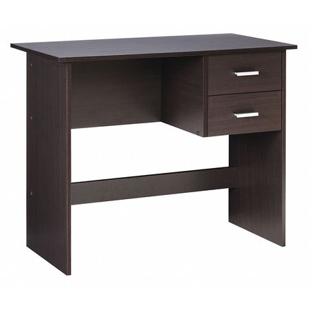 Comfort Products Writing Desk, 19" D, 35-1/2" W, 29-1/2" H, Espresso, Wood Grain Paper Laminate 50-7005ES