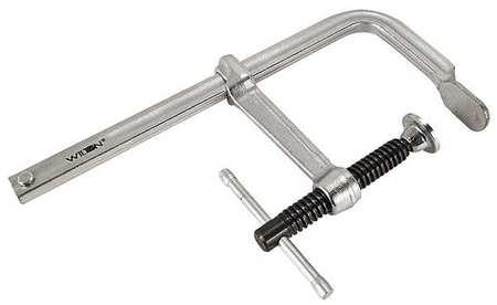 Wilton 12 in Bar Clamp, Steel Handle and 4 in Throat Depth 660S-12