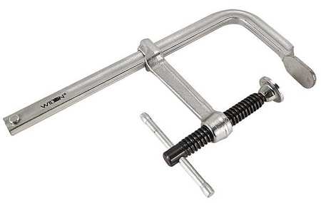 WILTON 12 in Bar Clamp, Steel Handle and 4 3/4 in Throat Depth 1200S-12