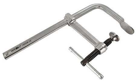 WILTON 8 in Bar Clamp, Steel Handle and 4 3/4 in Throat Depth 1800S-8