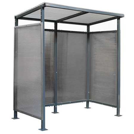 Zoro Select Smokers Shelter, 84in H x 77in W x 46in D 49P403