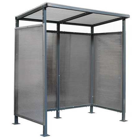 ZORO SELECT Smokers Shelter, 84in H x 77in W x 46in D 49P403