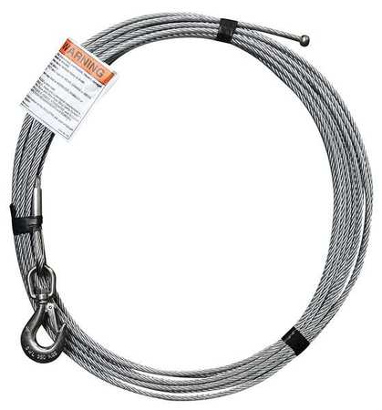 OZ LIFTING PRODUCTS Cable, Galvanized Steel, 1200 lb. OZGAL.25-55B
