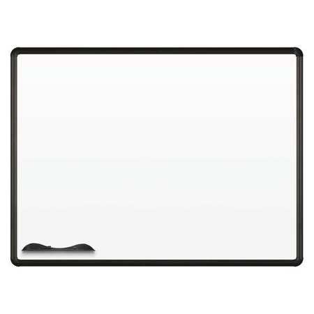 Best-Rite 36"x48" Magnetic Steel Whiteboard, Black Frame 219PC-T1