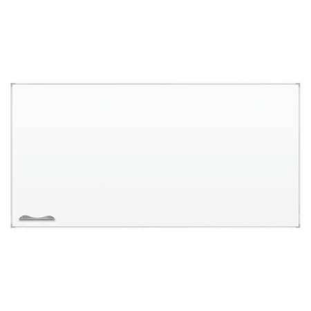 Best-Rite 48"x96" Magnetic Porcelain Whiteboard, Silver Frame 2029H