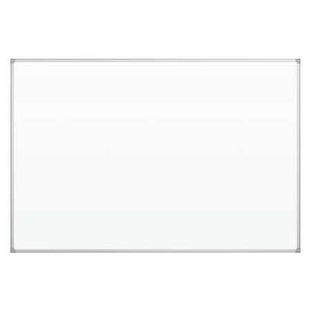 BEST-RITE 48"x72" Magnetic Porcelain Whiteboard, Silver Frame 2G5KG