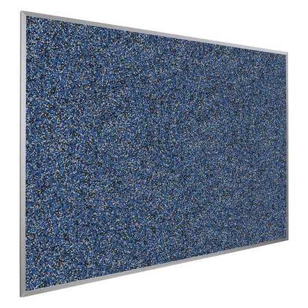 Best-Rite Bulletin Board, 48" W x 36" H, Blue Board 321AC-97