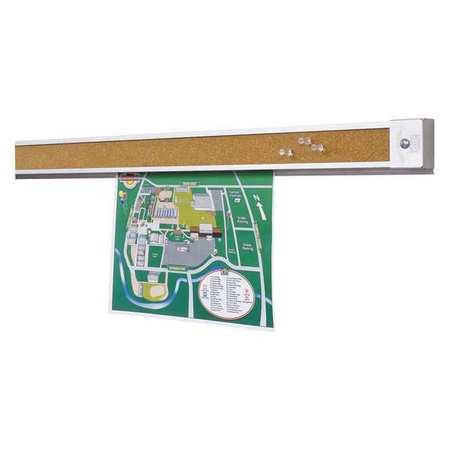 BEST-RITE Tackless Paper Holder, 7" W, Tan Board, PK7 504-0