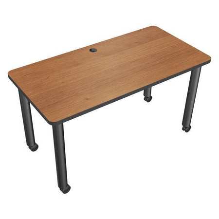 MOORECO Rectangle Conference Table, 58 in X 29 in X 29 1/2 in, High Pressure Laminate Top 27742-7919-BK