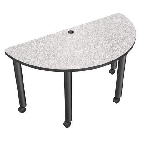 MOORECO Boat Conference Table, 58 in X 29 in X 29 1/2 in, High Pressure Laminate Top 27743-4622-BK