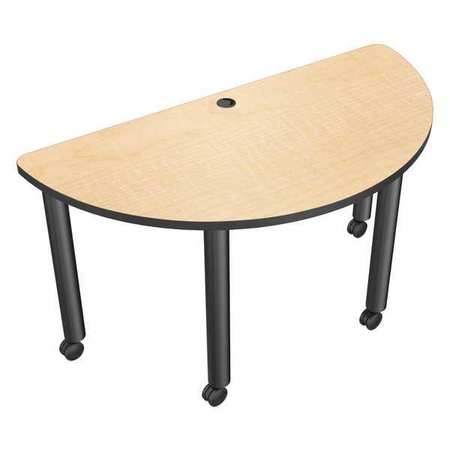 MOORECO Boat Conference Table, 58 in X 29 in X 29 1/2 in, High Pressure Laminate Top 27743-7909-BK