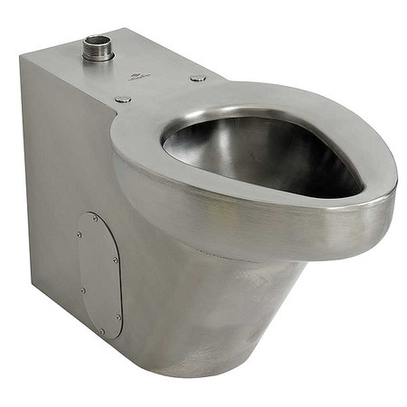 ACORN CONTROLS Toilet, Floor, Satin, Stainless Steel R2141-T-3