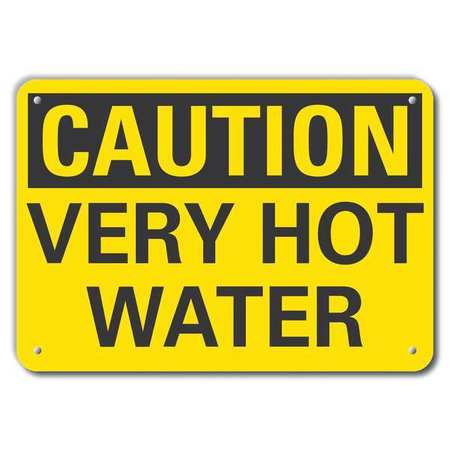 LYLE Caution Sign, 10 in H, 14 in W, Plastic, Horizontal Rectangle, English, LCU3-0234-NP_14x10 LCU3-0234-NP_14x10
