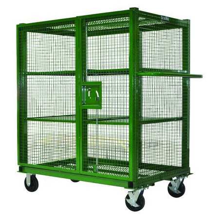 SUMNER Wire Security Cart with Removable Shelves 1,500 lb Capacity, 34 in W x 51 1/2 in L x 58 in H 785921