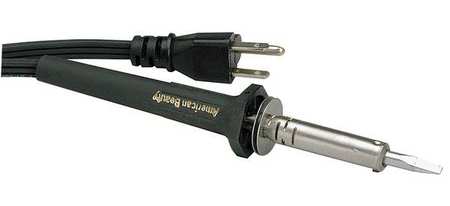 AMERICAN BEAUTY TOOLS Soldering Iron, Heavy-Duty, 60 Watts, 8in L 3112 120-60