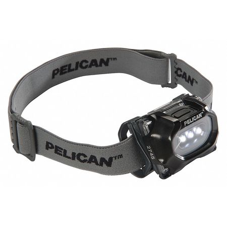 Pelican Headlamp, Industrial, Black, 33/17lm 2745C