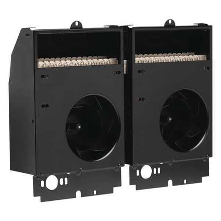 CADET Recessed Electric Wall-Mount Heater, Recessed or Surface, 4000/3000W W, 208/240V AC, Black CST402