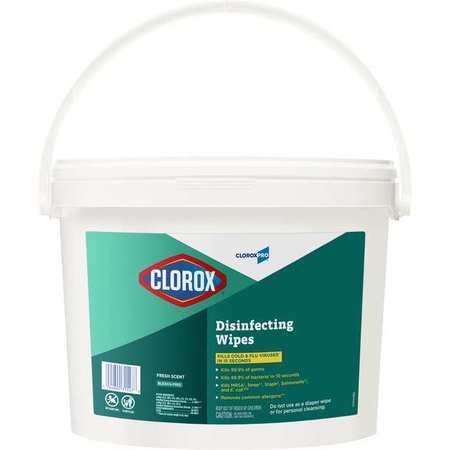 Clorox Disinfecting Wipes, White, Canister, 700 Wipes, 7 in x 7 in, Fresh 31547