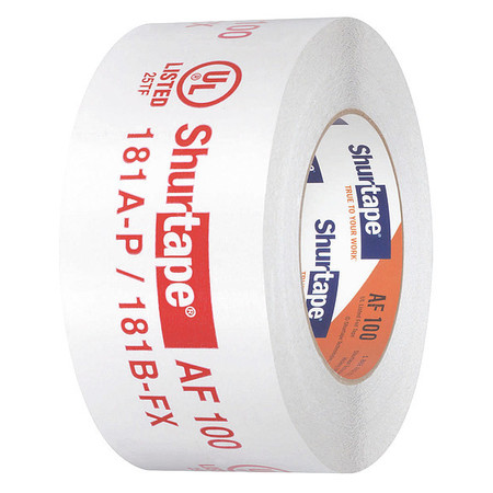 Shurtape Foil Tape, Silver, Aluminum, 60 yd. L AF 100