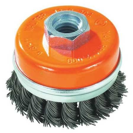 WALTER SURFACE TECHNOLOGIES Cup Brush, 0.020" Dia., 8600 RPM 13G404