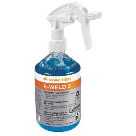 Walter Surface Technologies E-WELD 3™ High Temp Anti-Spatter Solution, Trigger Spray, 16.9 oz. 53F253