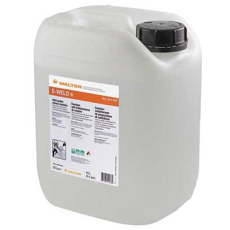 WALTER SURFACE TECHNOLOGIES Anti-Spatter, Plastic Container, 5.2 gal. 53F407