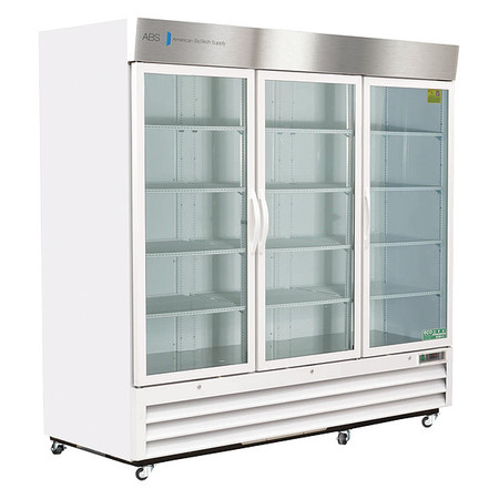 AMERICAN BIOTECH SUPPLY Refrigerator, Standard Door, 72 cu.ft., 10A ABT-HC-LS-72