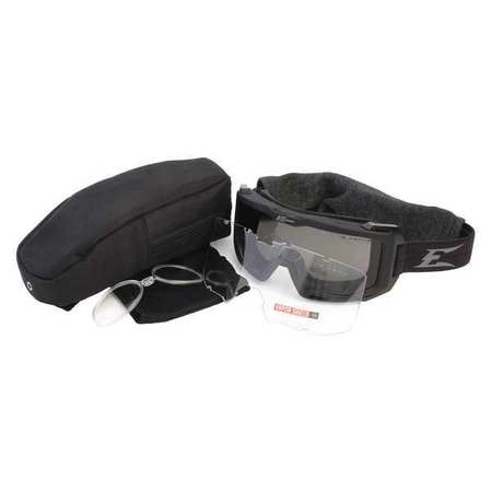 EDGE EYEWEAR Impact Resistant Safety Goggles, Clear, Smoke Scratch-Resistant Lens, Blizzard Series HB611