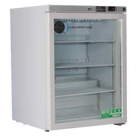 AMERICAN BIOTECH SUPPLY Refrigerator, Undercounter, 2.5 cu. ft., 2A ABT-HC-UCFS-0204G