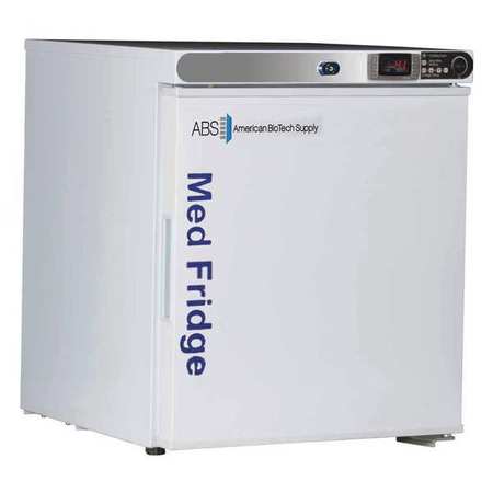 AMERICAN BIOTECH SUPPLY Refrigerator, Undercounter, 1 cu. ft., 1.6A PH-ABT-HC-UCFS-0104
