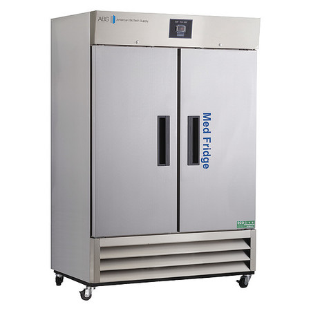 AMERICAN BIOTECH SUPPLY Refrigerator, 77-1/4" H, 49 cu. ft., 9A PH-ABT-HC-SSP-49