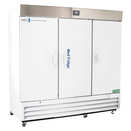 AMERICAN BIOTECH SUPPLY Refrigerator, Three Solid, 72 cu. ft., 10A PH-ABT-HC-72S