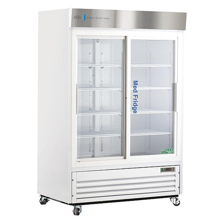 AMERICAN BIOTECH SUPPLY Refrigerator, 79-3/4" H, 47 cu. ft., 7A PH-ABT-HC-S47G