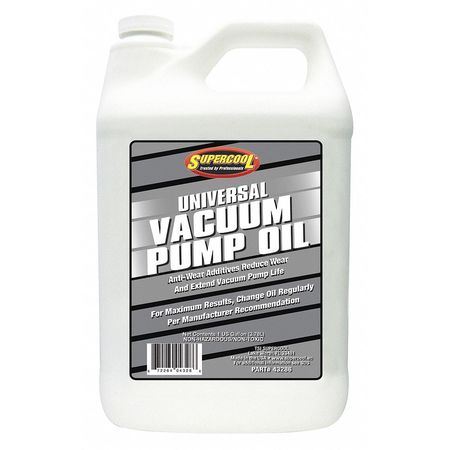 Supercool Vacuum Pump Oil, Yellow, 1 Gal. 43286