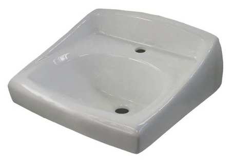 Sloan White Bathroom Sink, Wall Mount SS-3103-A