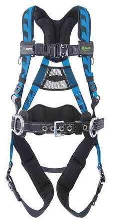 Honeywell Miller Full Body Harness, 2XL/3XL, Polyester ACA-QC-BDP2/3XLBL