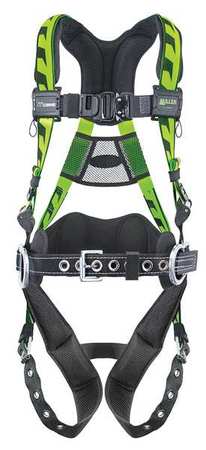 Honeywell Miller Full Body Harness, 2XL, Polyester ACA-TB-BDP2/3XLGN