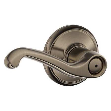 SCHLAGE Lever Lockset, Mechanical, Privacy, Grd. 2 F40 FLA 620