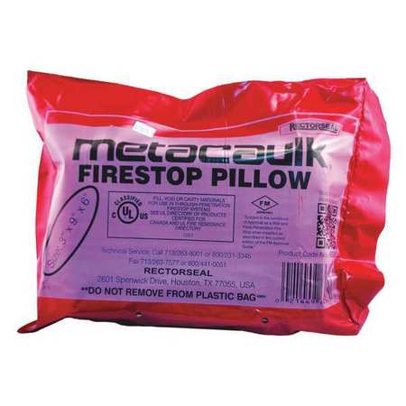 METACAULK Fire Barrier Pillow, 6" L, 3" W 66363