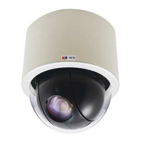 ACTI IP Camera, Dome, 6-13/32" L, Varifocal Lens B934