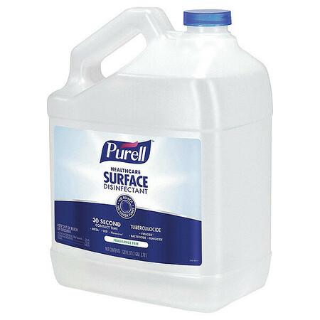 PURELL Healthcare Surface Disinfectant, 1 gal. Bottle, Fragrance Free, 4 PK 4340-04